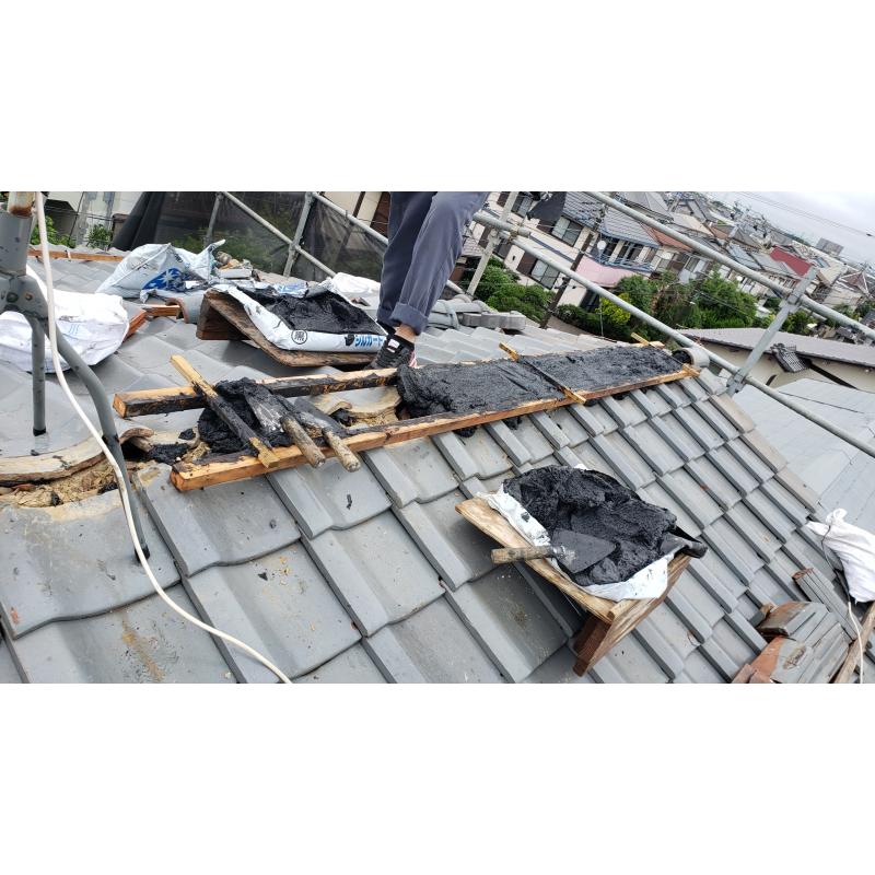 trabalho de telhado