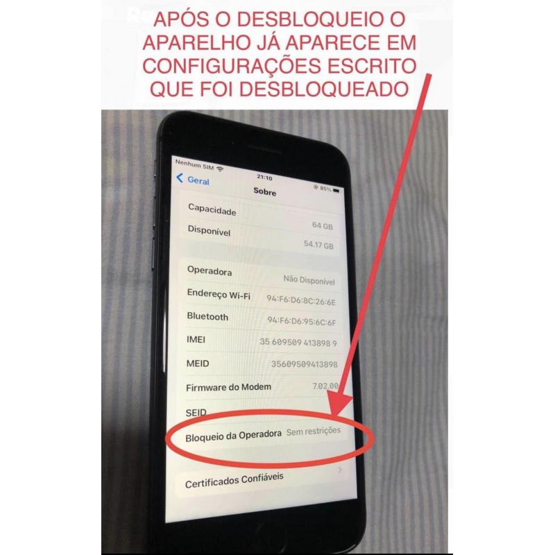 DESBLOQUEIO CELULAR