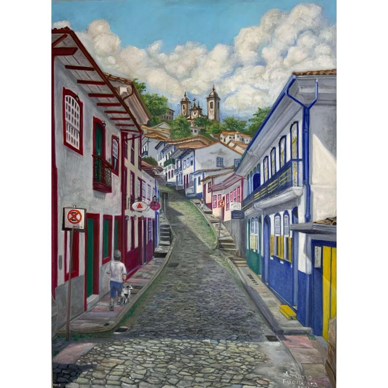 Quadro Rua do Pilar - Ouro Preto