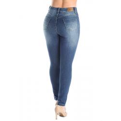 Sawary Calça Jeans Skinny Super Lipo Cintura Alta - Cinta Interna