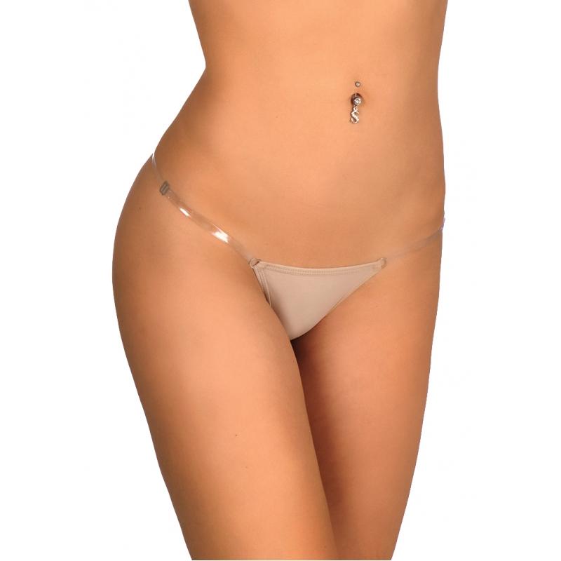 SANNA'S Micro Tanga Fio Dental Com Tiras Transparentes