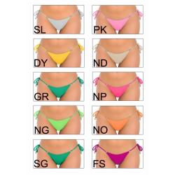 SANNAS Moda Praia Tanga Brasileira Biquini Tira Lateral Várias cores