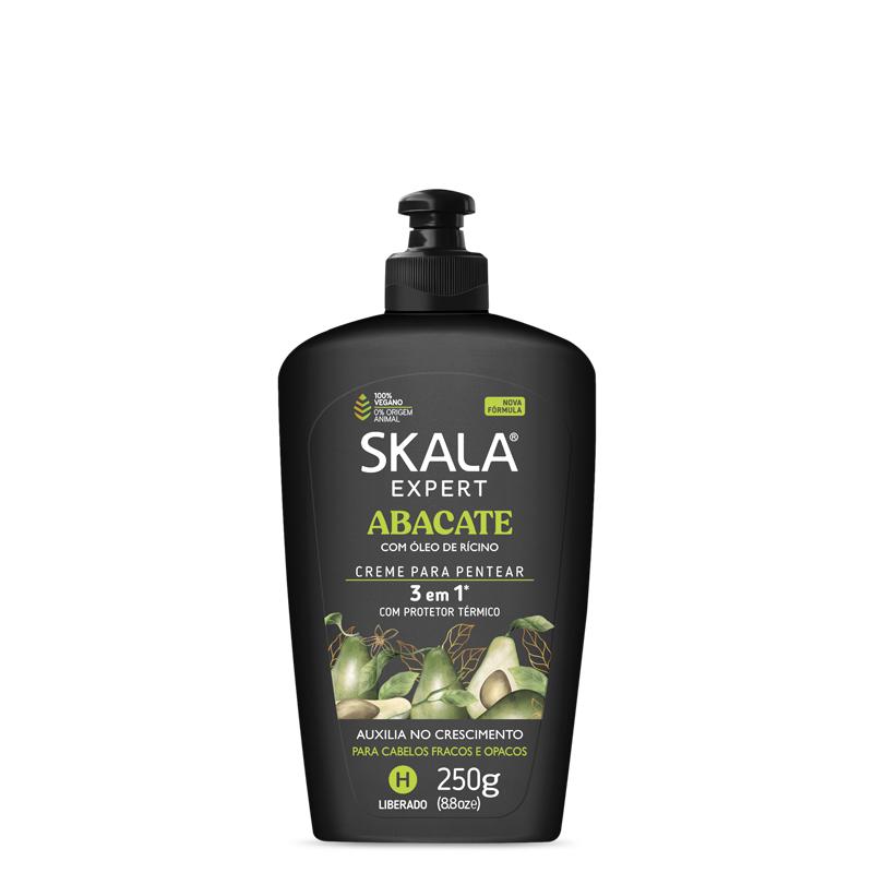 Skala Expert Abacate 3 em 1 Creme Para Pentear 250g