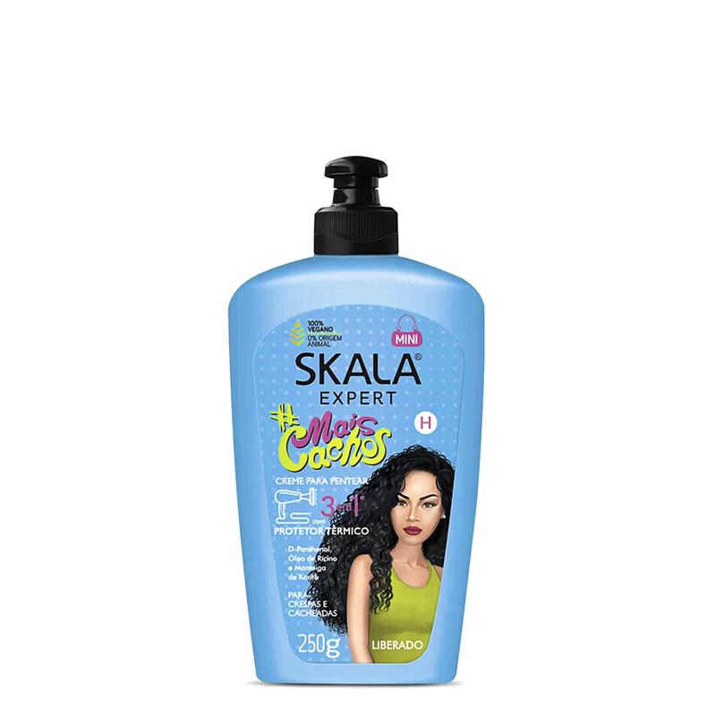 Skala Expert # Mais Cachos 3 em 1 Creme Para Pentear 250g