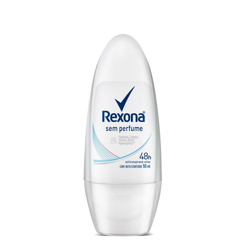 Rexona Sem Perfume Desodorante Antitranspirante Roll-on 50ml