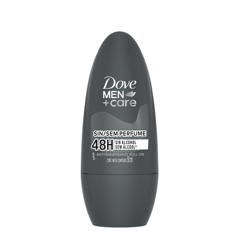 Dove Men Care Sem Perfume Desodorante Antitranspirante Roll-on 50ml