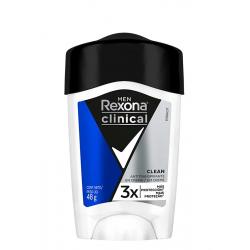 Rexona Clinical Clean Men Desodorante Antitranspirante Masculino 48g