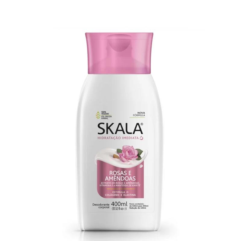 Skala hidratante corporal Rosas e Amendôas 400ml